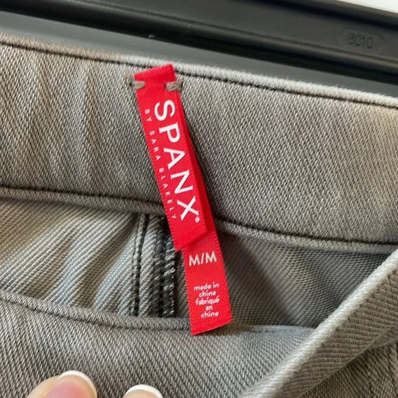 SPANX denim leggings size medium gray wash - Picture 3 of 11
